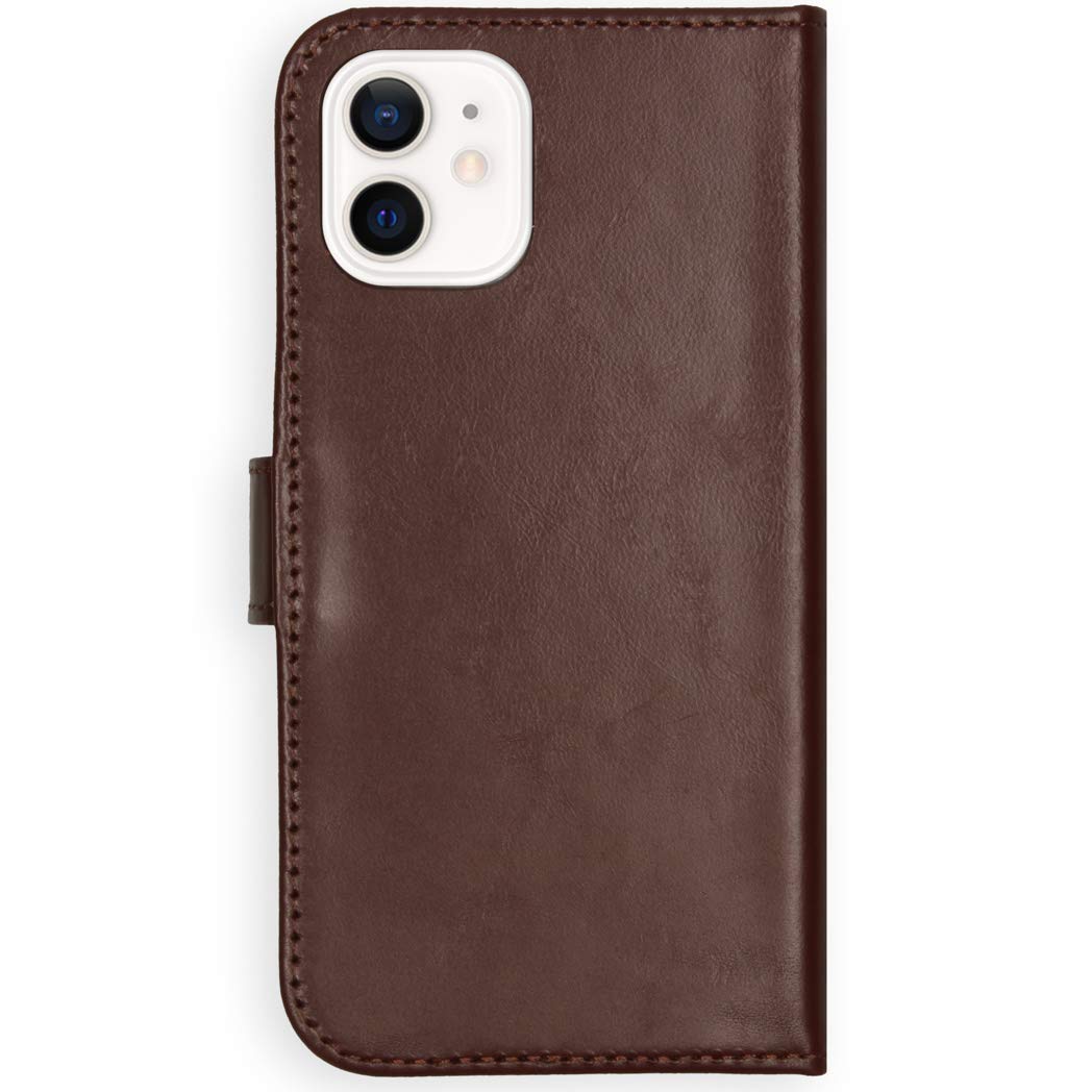 SELENCIA Era étui à rabat iPhone 12 Mini marron, 3 cartes