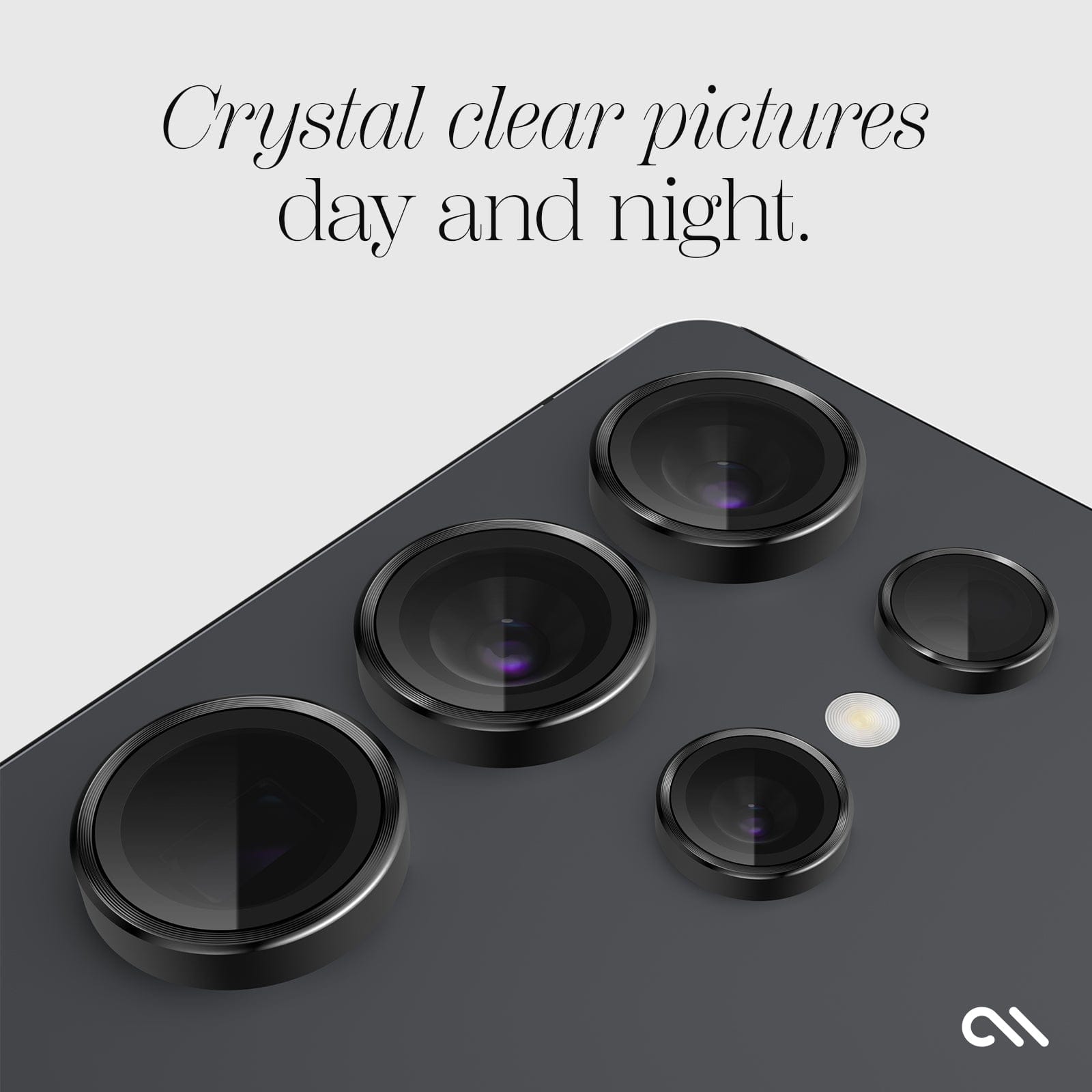 CASE-MATE Lens Protectors Camera Lens Protector protection caméra Galaxy S25 Ultra Midnight Black
