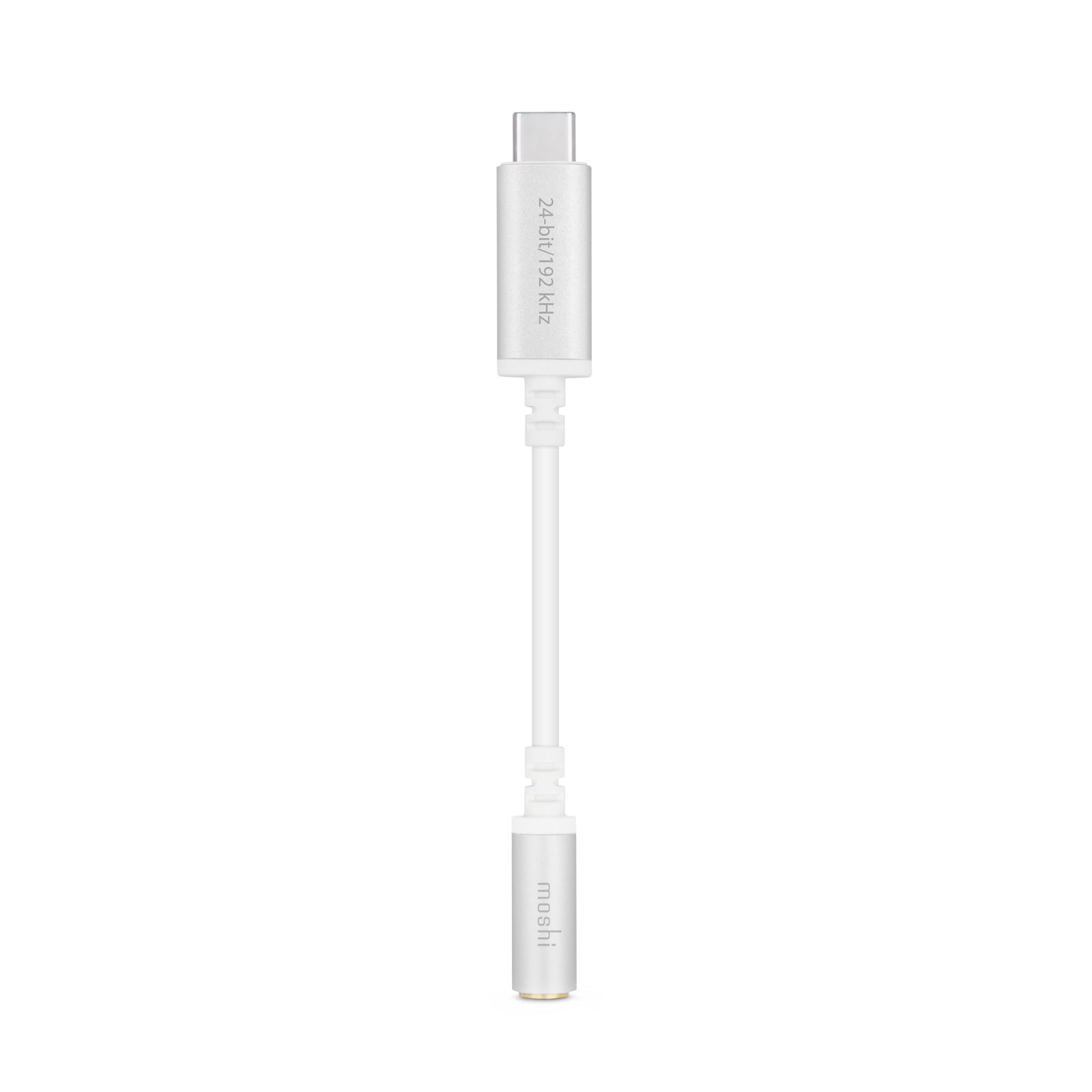 Moshi Cables and Adapters USB-C to 3.5 mm Digital Audio Adapter adaptateur audio argent