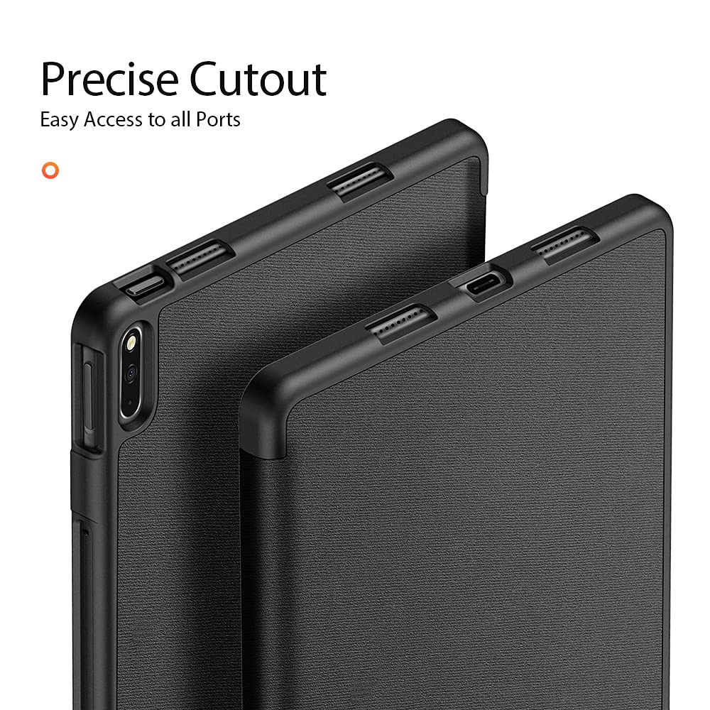 Dux Ducis Domo Series coque Huawei MatePad 11 DBY-W09 noire avec support