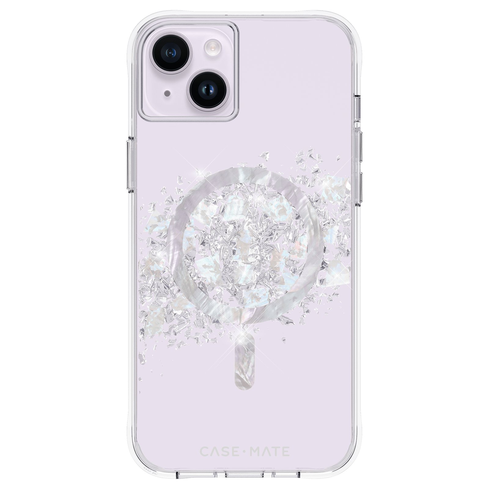 CASE-MATE Phone Cases Touch of Pearl coque iPhone 14 Plus nacre MagSafe