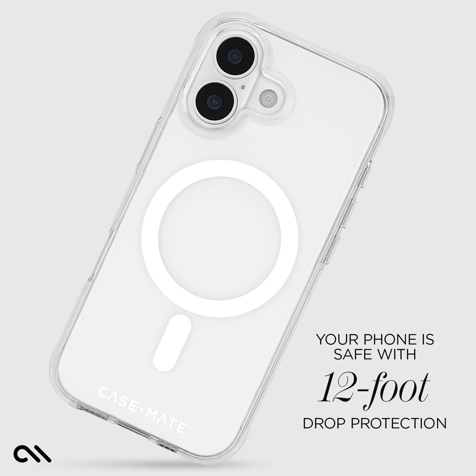 CASE-MATE Tough Clear MagSafe iPhone 17 coque Tough Clear