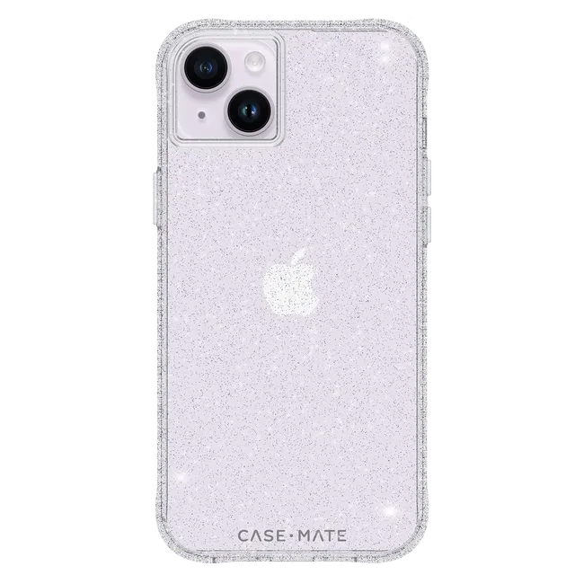 CASE-MATE Phone Cases Sheer Crystal coque iPhone 14 Plus transparente cristaux
