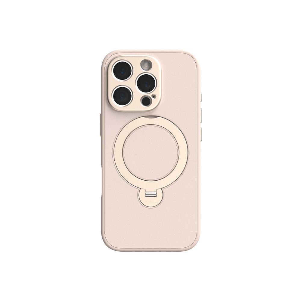 Moshi Cases Kameleon Kickstand coque iPhone 16 Pro bleu nuit MagSafe