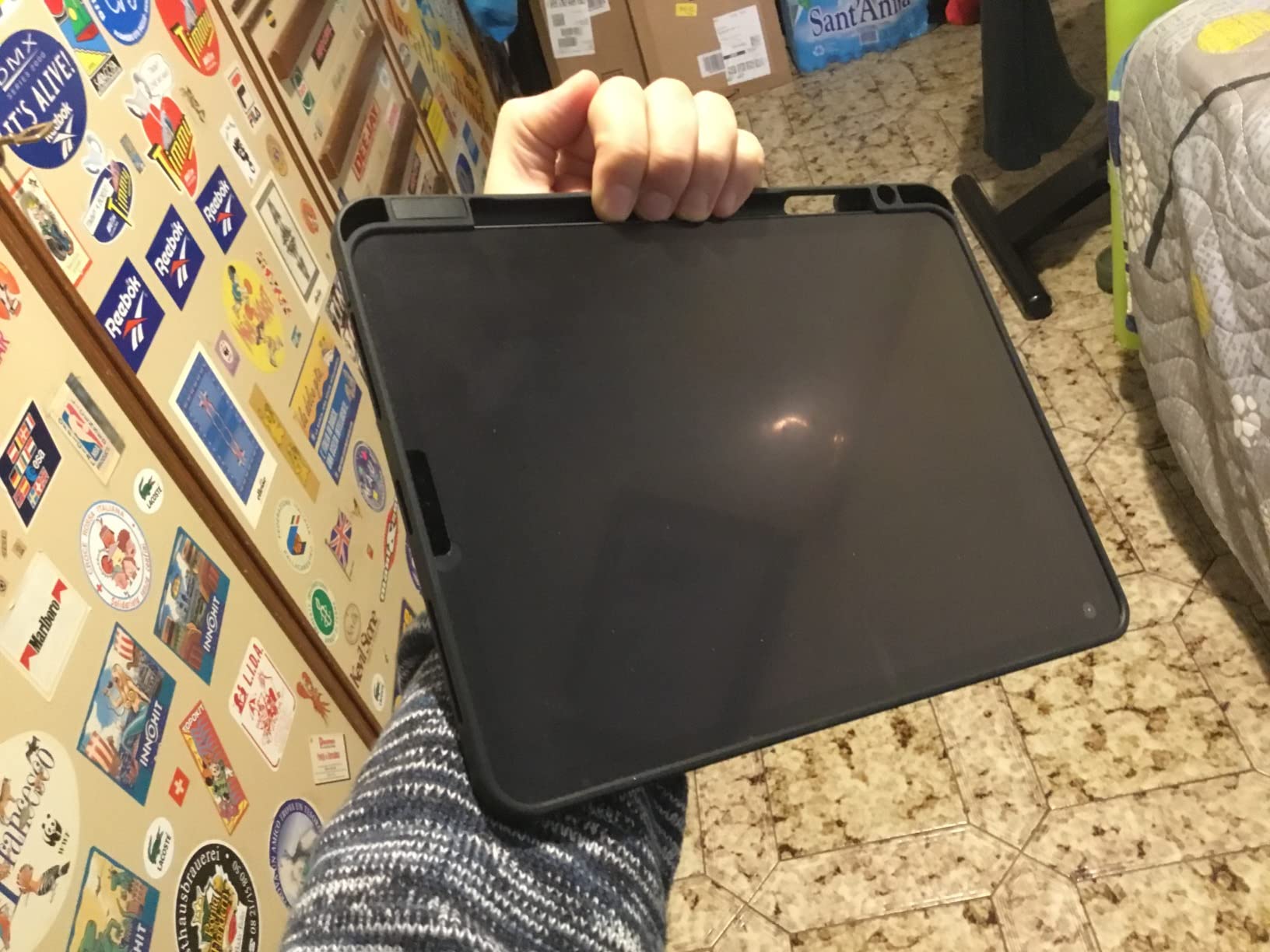 Dux Ducis Magi Series coque iPad Pro 12,9 pouces noire détachable
