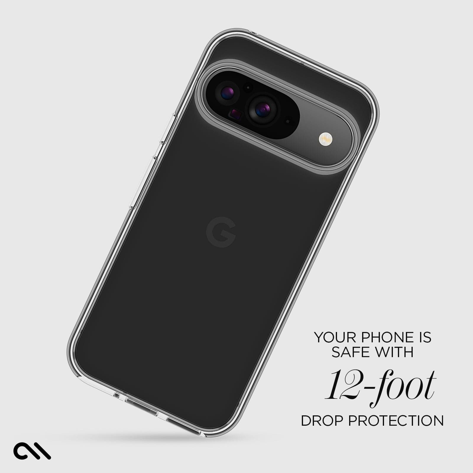 CASE-MATE Phone Cases Signature Clear Pixel 9 / 9 Pro coque transparente
