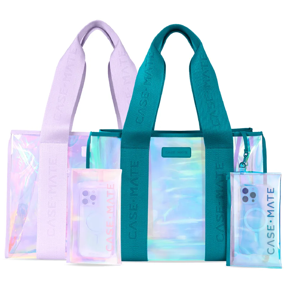 CASE-MATE Bundles The Tote Duo lot de deux Jelly Tote Soap Bubble pliables lavables