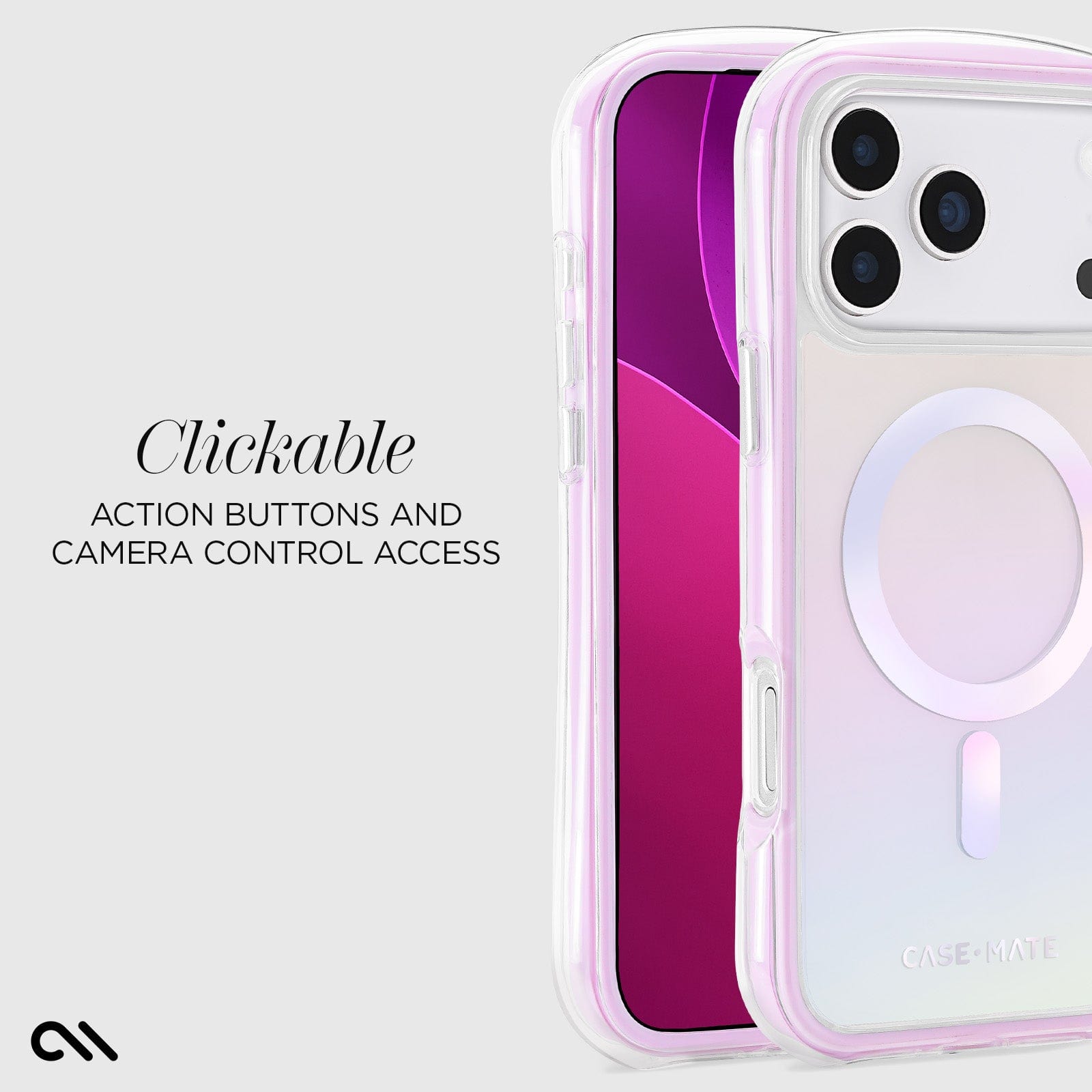 CASE-MATE Phone Cases Jelly Pop Soap Bubble® MagSafe coque iPhone 17 Pro Max, irisée