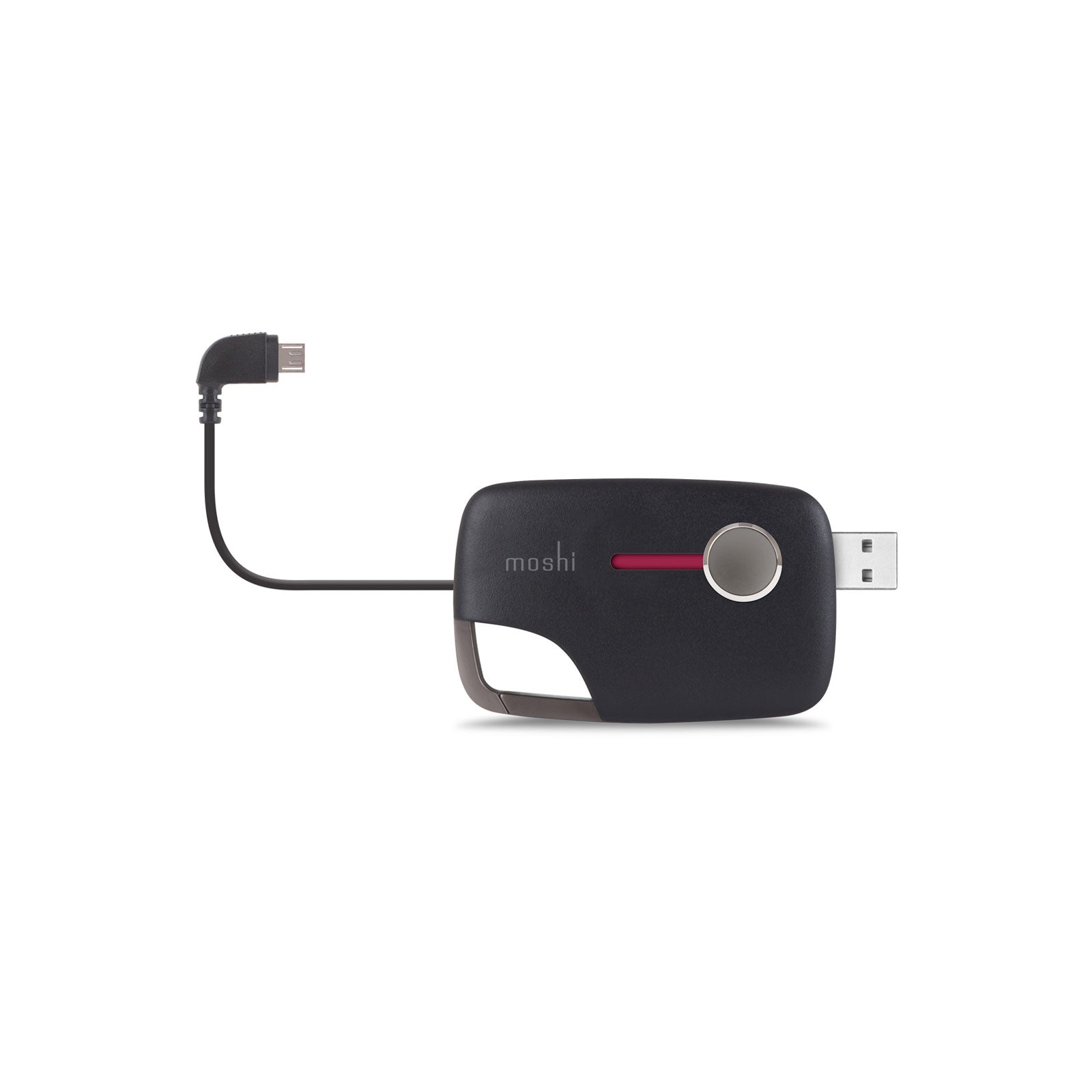 Moshi Cables and Adapters Xync with Micro USB Connector câble rétractable noir