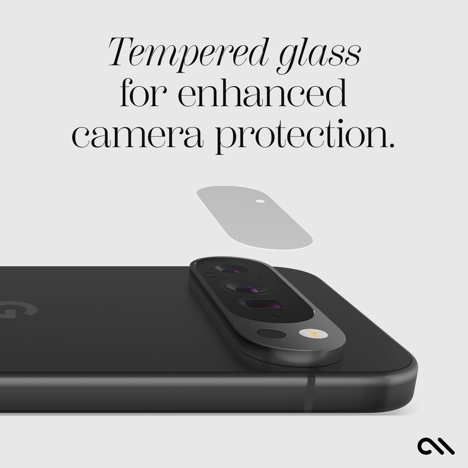 CASE-MATE Glass Camera Lens Protector Pixel 9 Pro XL protection caméra en verre