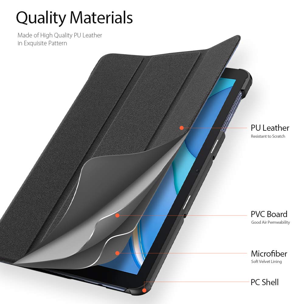 Dux Ducis Domo Series coque Huawei MatePad T10/T10s noire