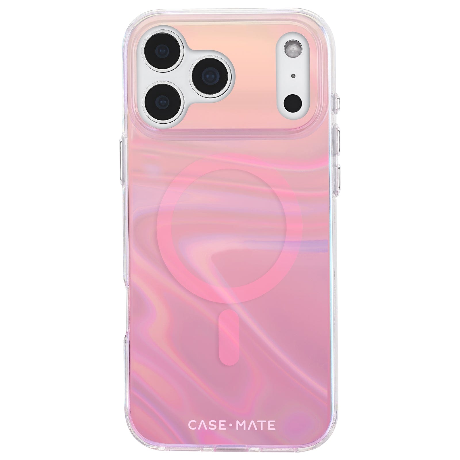 CASE-MATE Phone Cases Peach Soap Bubble® MagSafe coque iPhone 17 Pro Max irisée