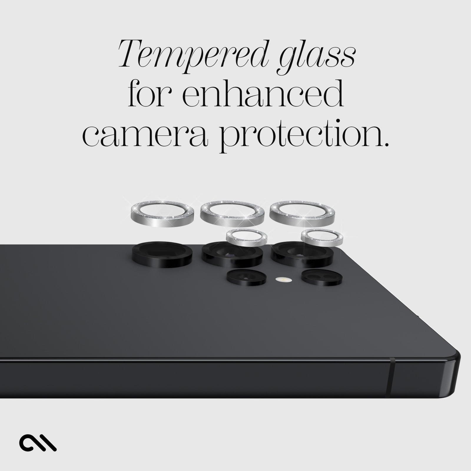 CASE-MATE Lens Protectors Twinkle Camera Lens Protector protection caméra Galaxy S25 Ultra scintillante