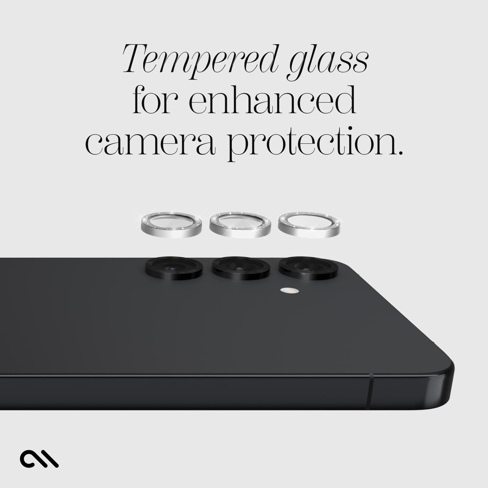 CASE-MATE Lens Protectors Twinkle Camera Lens Protector protection caméra Galaxy S25+ pailletée