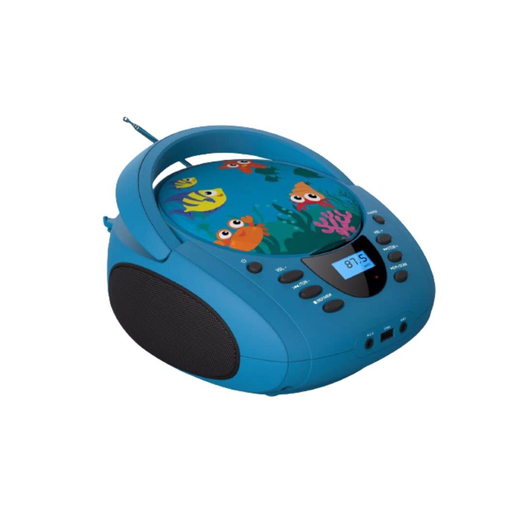 WE WEKIDS Mer lecteur CD FM USB 2 × 2 W