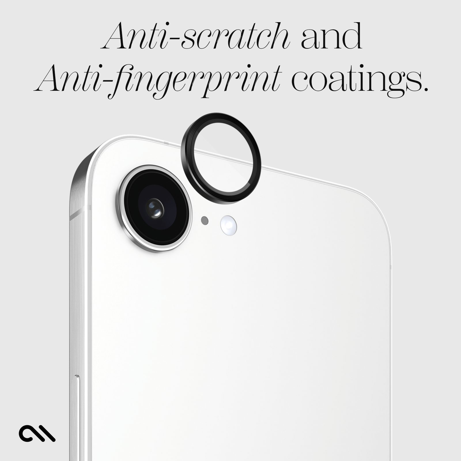CASE-MATE Lens Protectors Camera Lens Protector - iPhone 17e/ 16e noir
