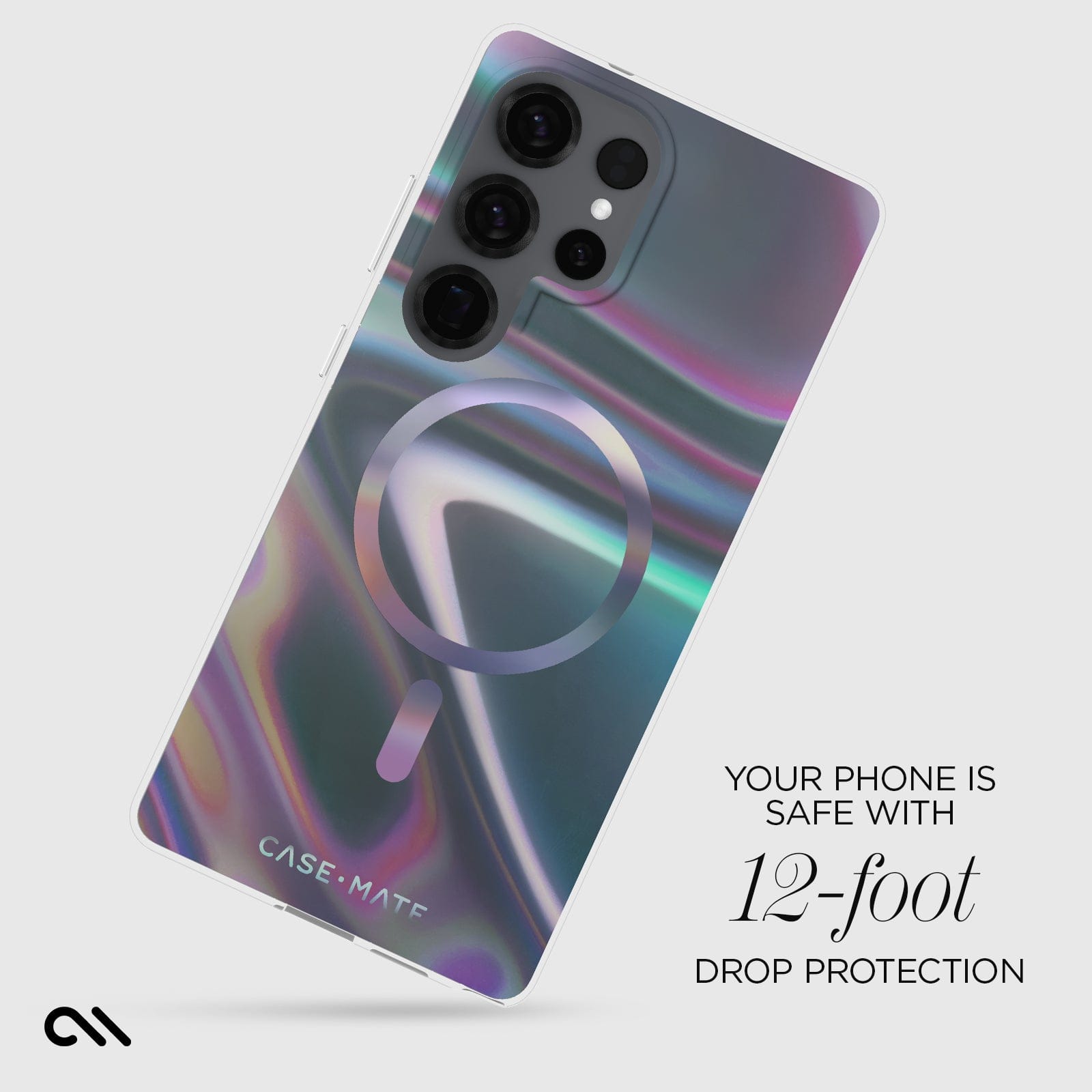 CASE-MATE Phone Cases Soap Bubble® with Magnet coque Galaxy S25 Ultra irisée