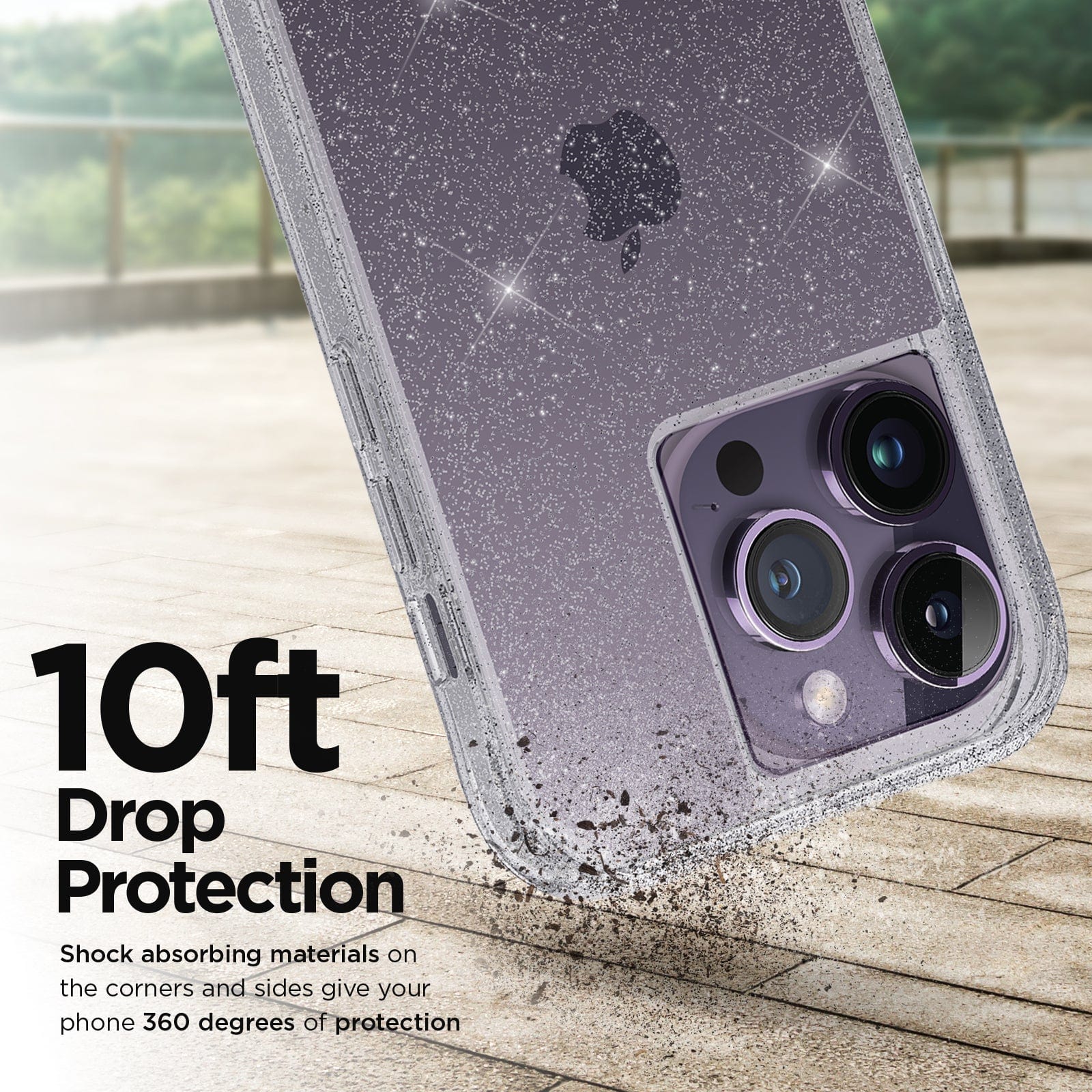 CASE-MATE Phone Cases Sheer Crystal coque iPhone 14 Pro transparente
