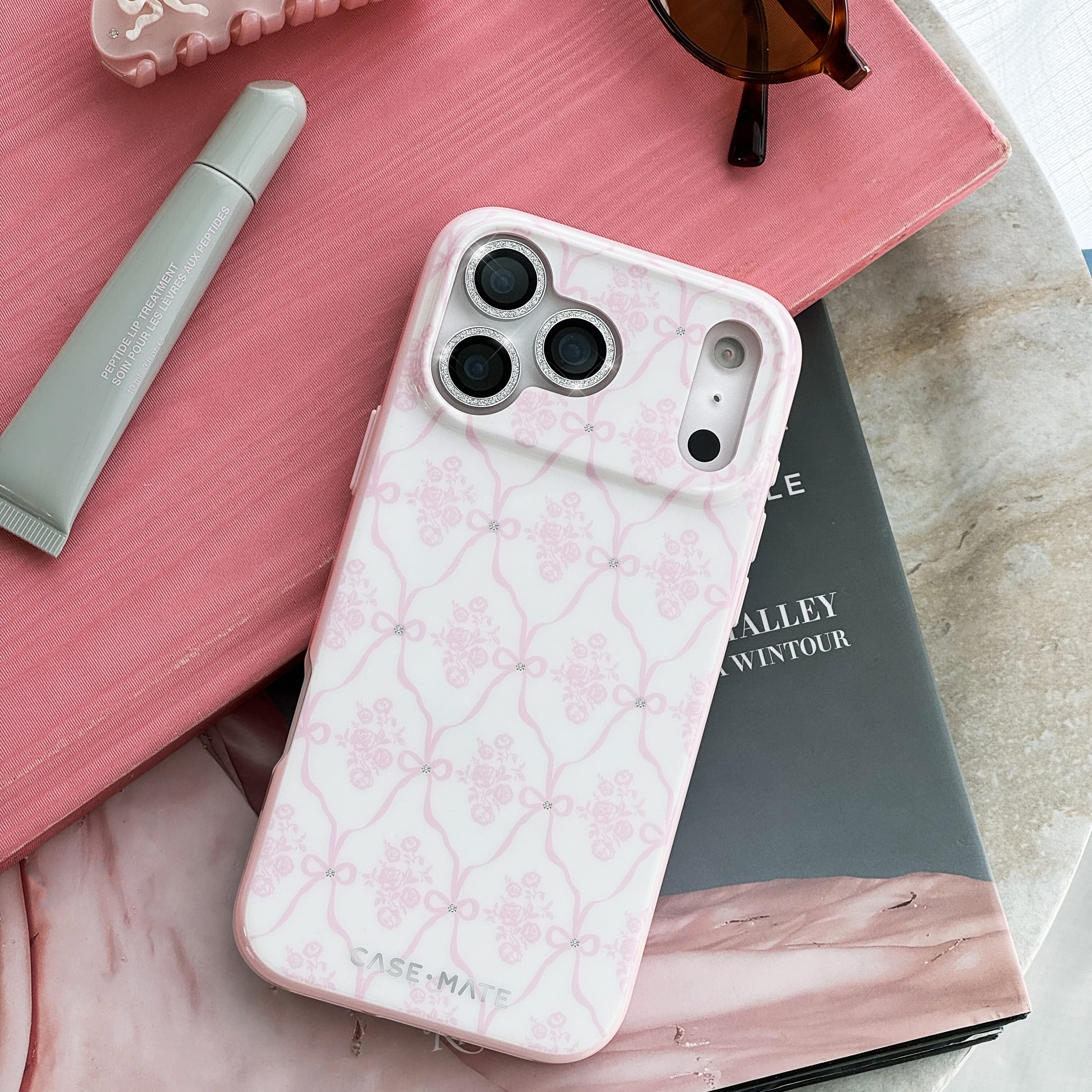 CASE-MATE Phone Cases Ballet Pink Bow MagSafe iPhone 17 Pro Max rose