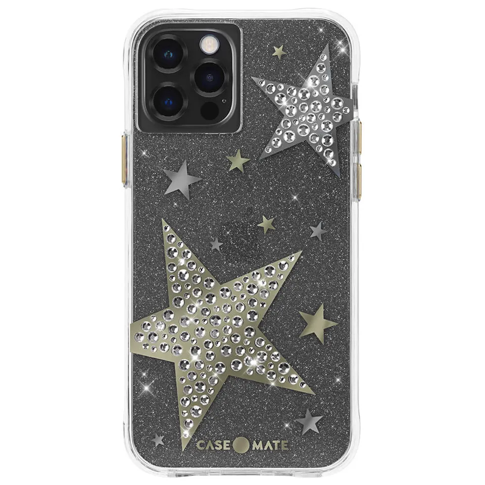 CASE-MATE Phone Cases Sheer Superstar coque iPhone 12 / iPhone 12 Pro étoiles