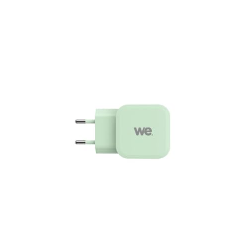 WE WE POP Pack chargeur secteur USB-C + câble USB-C/Lightning vert 20 W