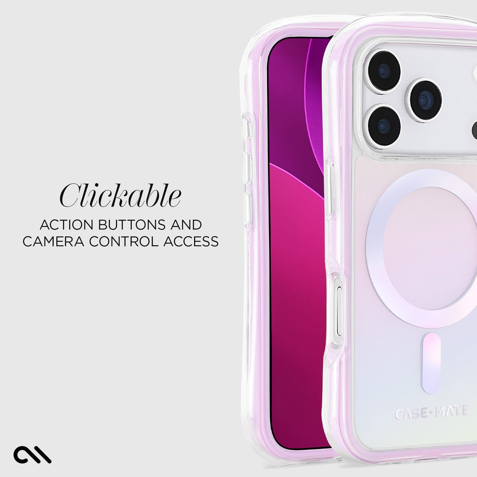 CASE-MATE Phone Cases Jelly Pop Soap Bubble® MagSafe coque iPhone 17 Pro irisée