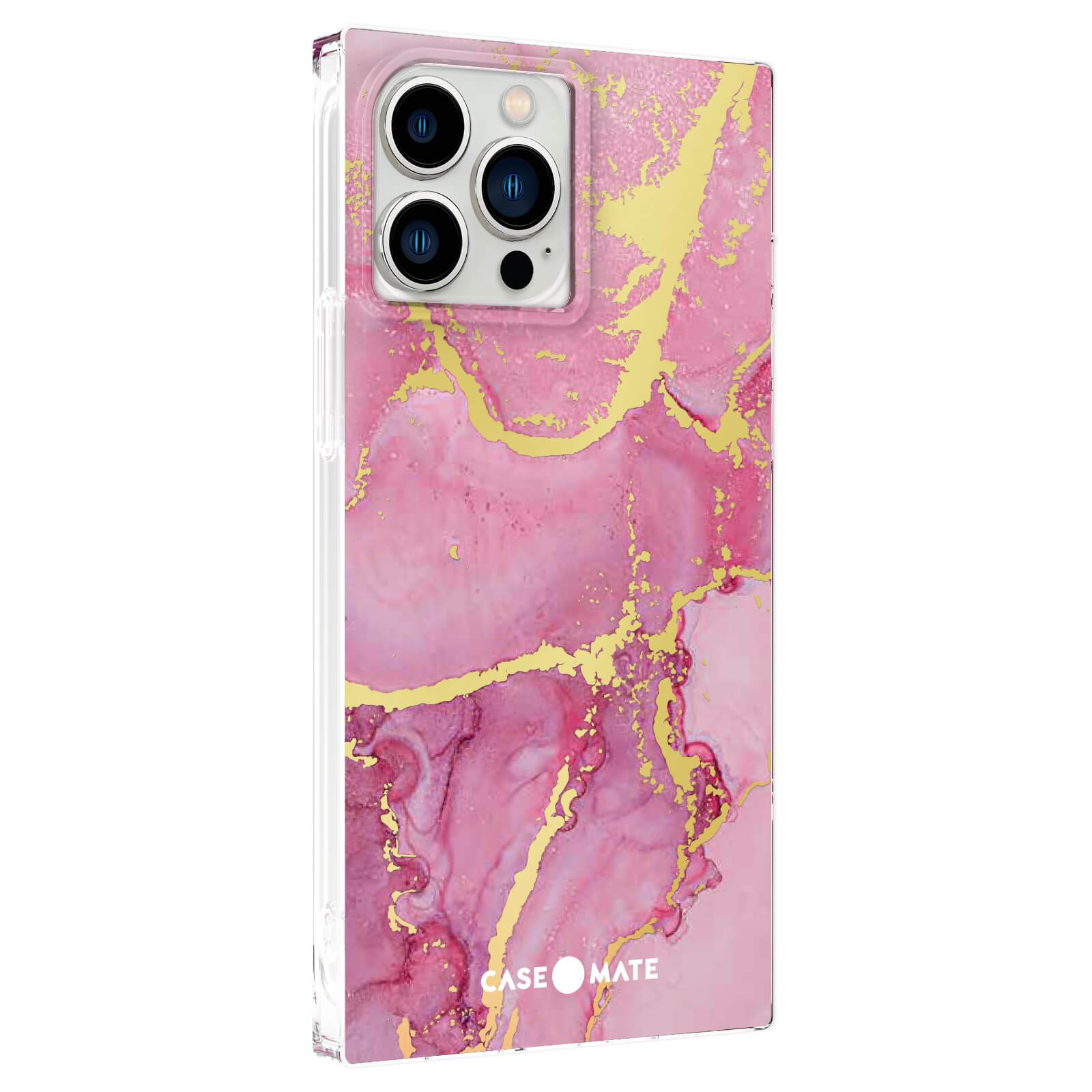 CASE-MATE Phone Cases BLOX coque iPhone 13 Pro Magenta Marble antichoc