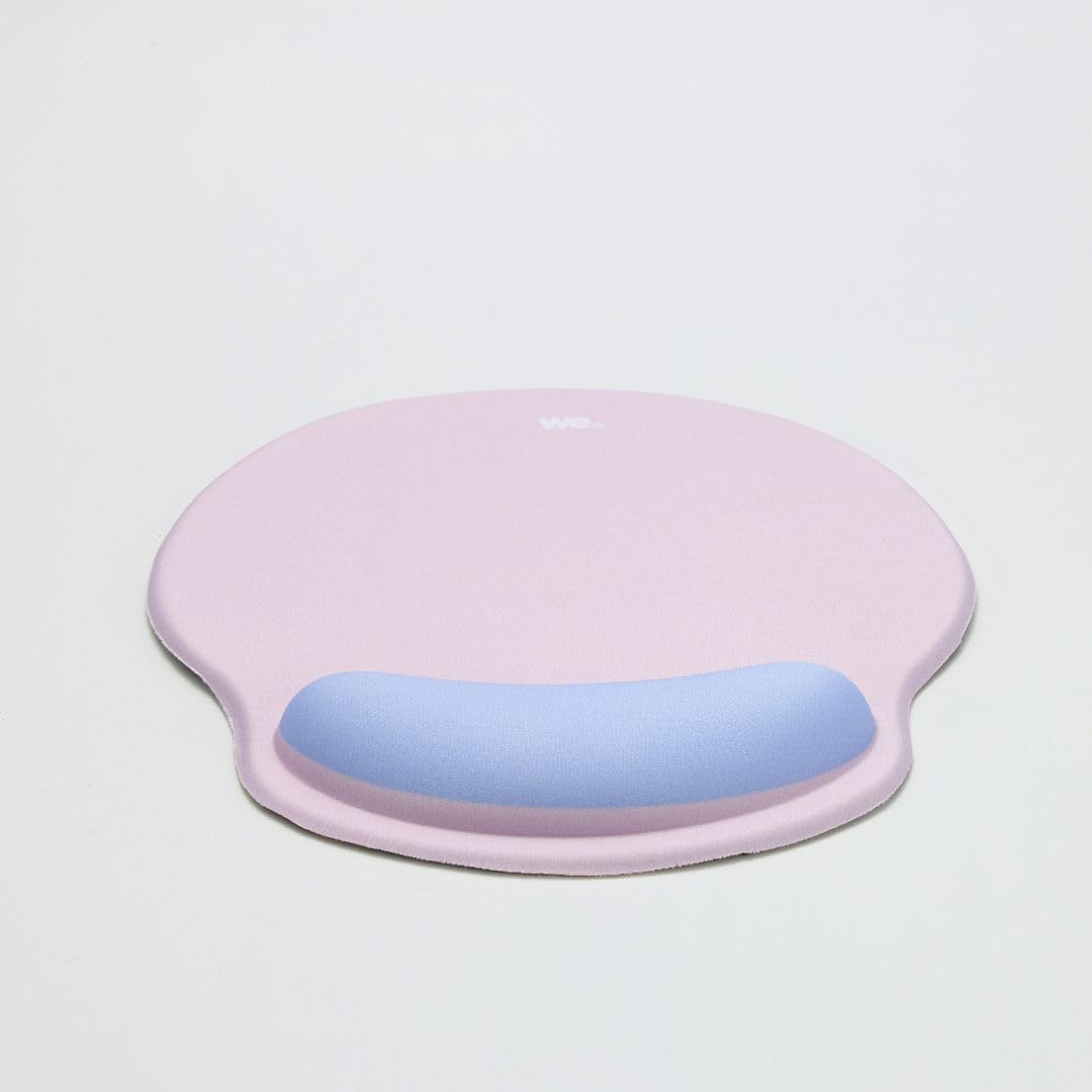 WE WE POP tapis de souris violet avec repose-poignet en tissu