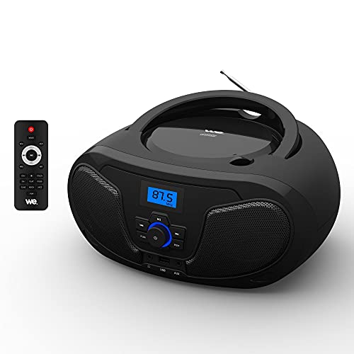WE Audio Lecteur Radio CD-USB(MP3)-Bluetooth radio CD noir