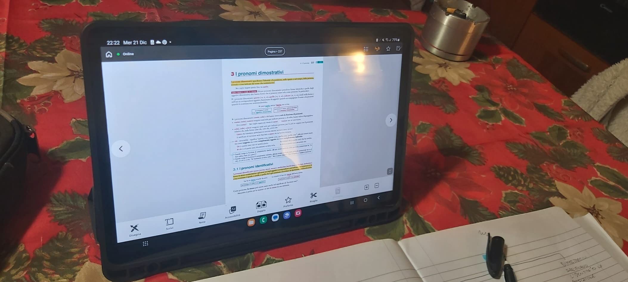 Dux Ducis Domo Series étui Tab S8+ S7 FE S7+ noir support