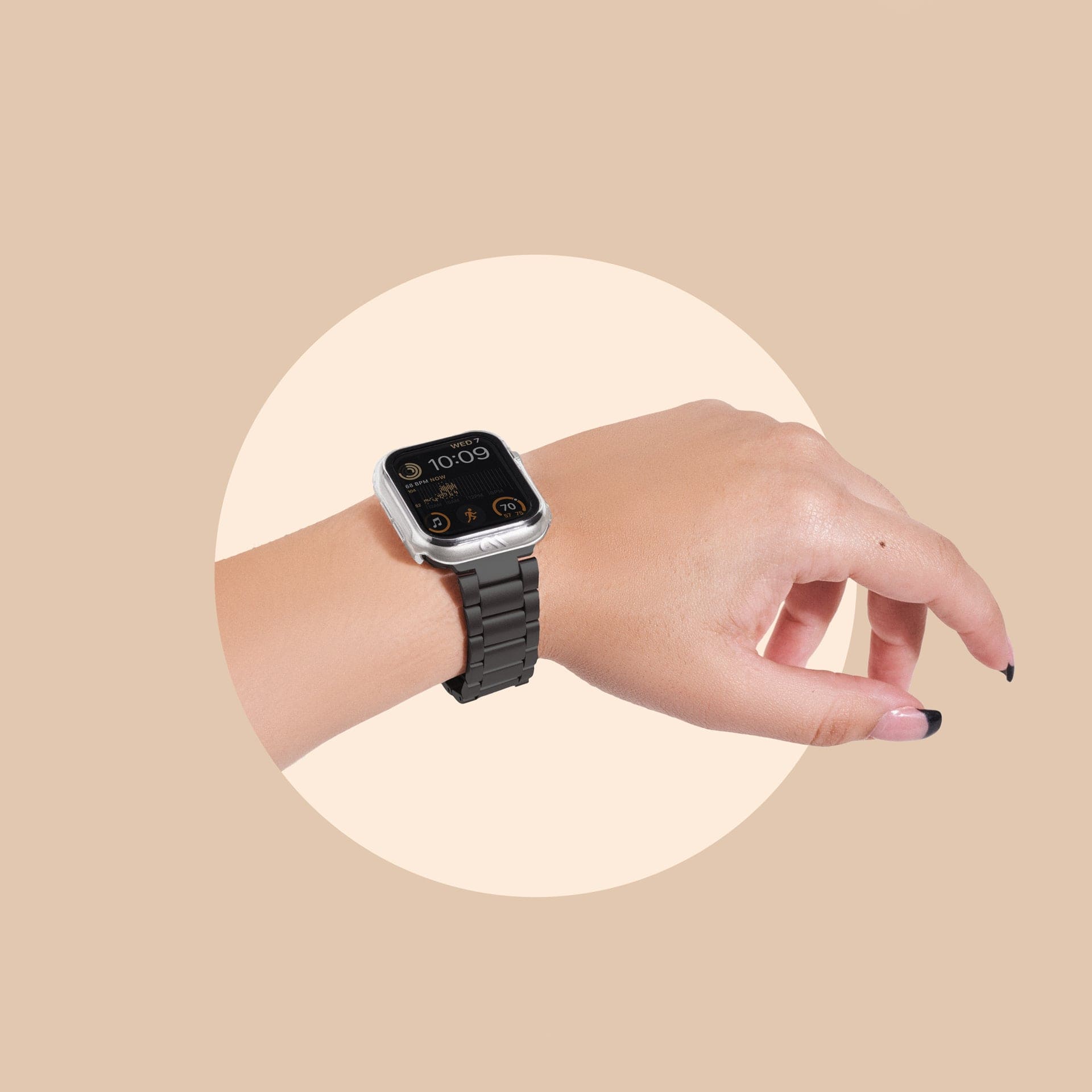 CASE-MATE Apple Watch Bands & Bumpers Tough Case coque Apple Watch 41 mm transparente