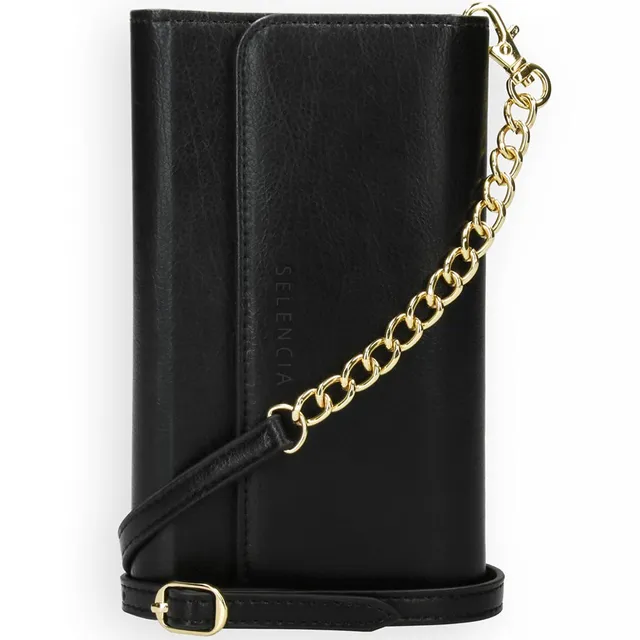 SELENCIA Pochette de protection iPhone 6/6s/7/8/SE 2020, noire