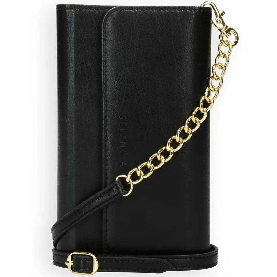 SELENCIA Pochette de protection iPhone 6/6s/7/8/SE 2020, noire