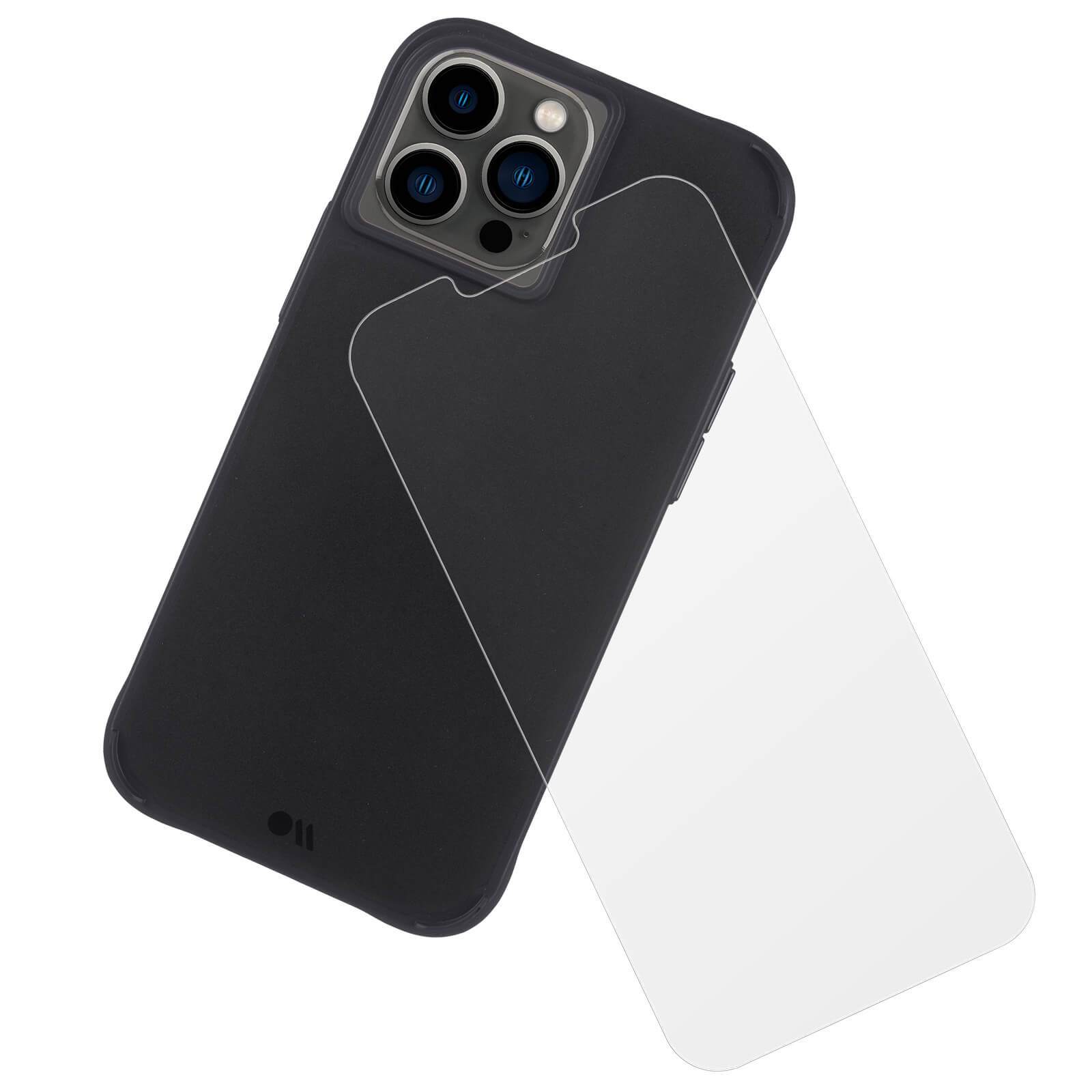 CASE-MATE Phone Cases Tough Black coque iPhone 13 Pro noire avec protection écran