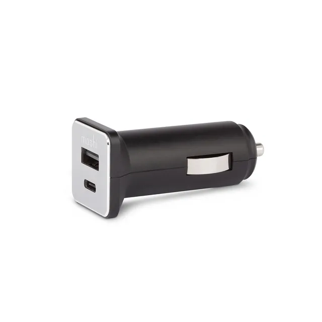 MOSHI Chargers QuikDuo Car Charger chargeur voiture 36 W noir double port