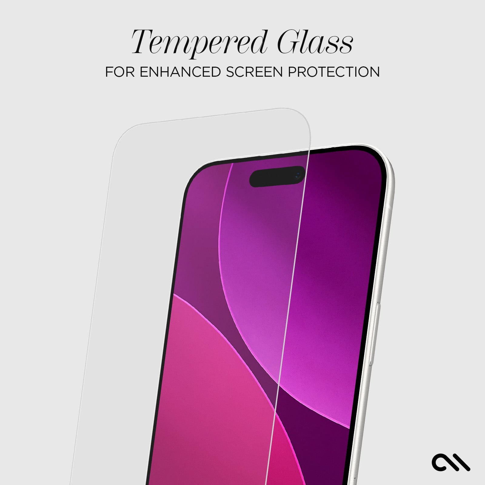 CASE-MATE Screen Protectors Easy Apply Glass Protection d’écran iPhone Air 3 pièces transparente