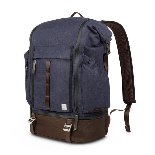 MOSHI Bags Captus Rolltop Travel Backpack sac à dos 45 L beige sable