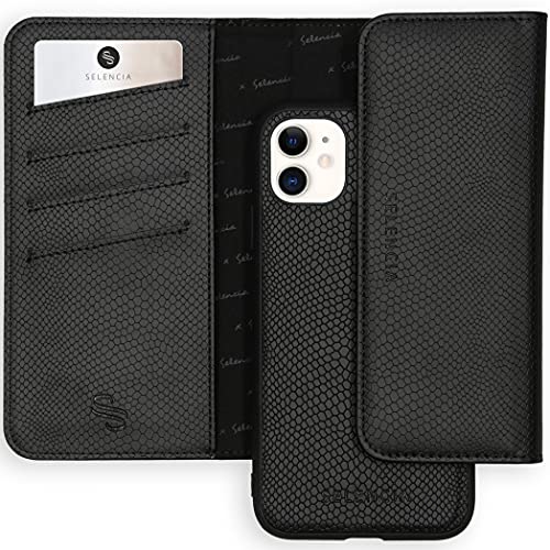 SELENCIA Tierra pochette iPhone 11 avec coque magnétique