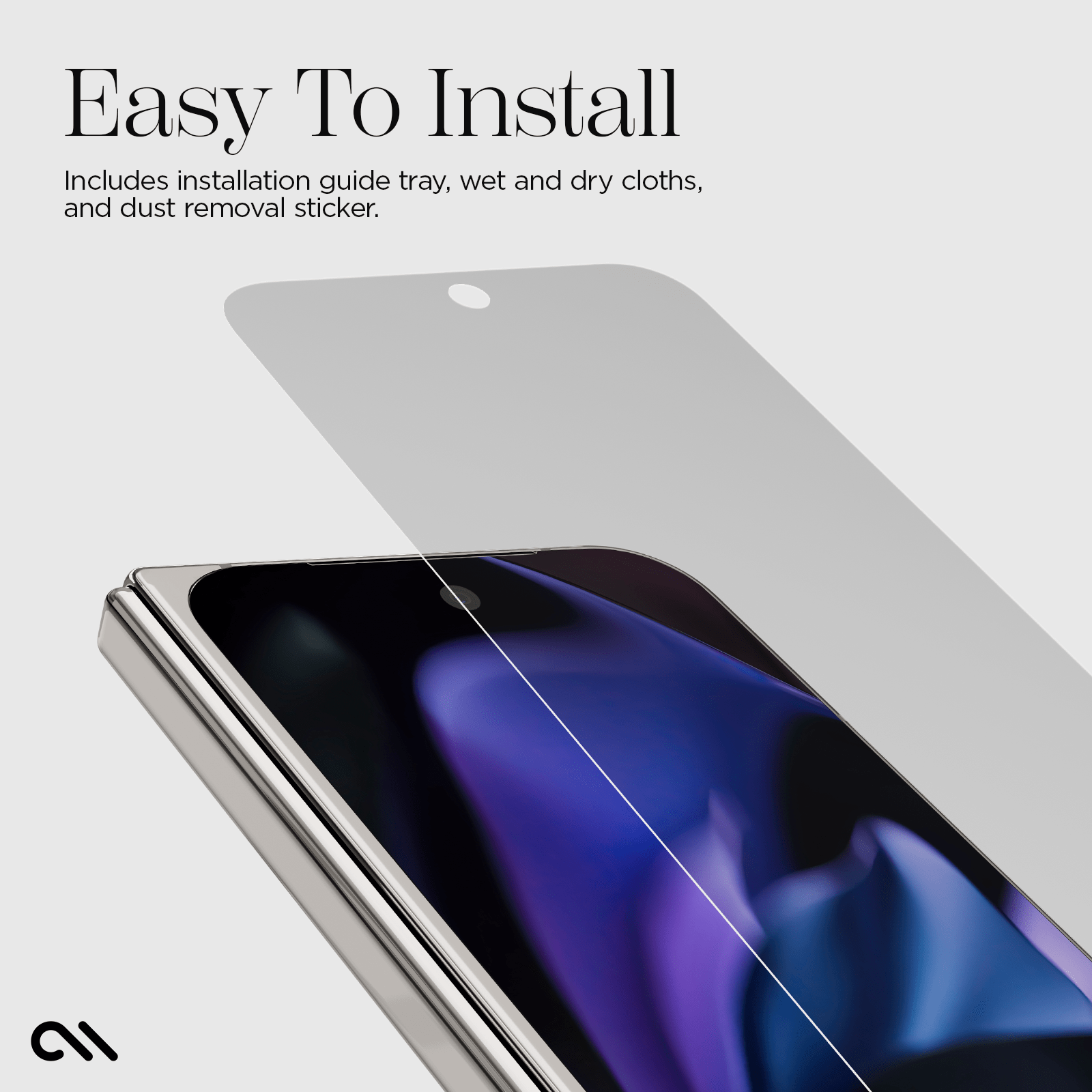 CASE-MATE Screen Protectors Ultra Glass Screen Protector verre Pixel 9 Pro Fold, transparent