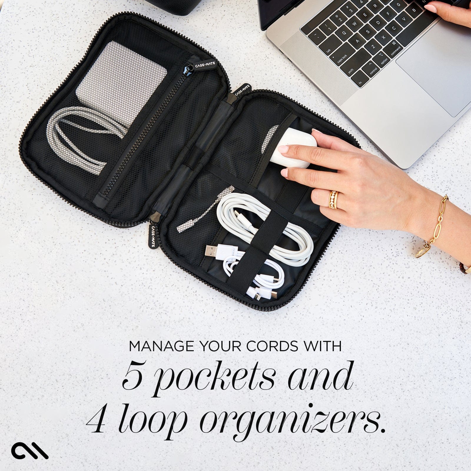 CASE-MATE Travel Tech Organizers Travel Tech Organizer organiseur noir