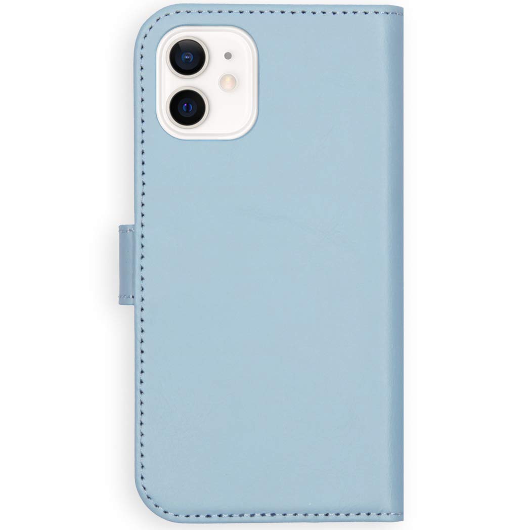 Selencia Era étui à rabat iPhone 12 Mini bleu, cuir, 3 cartes