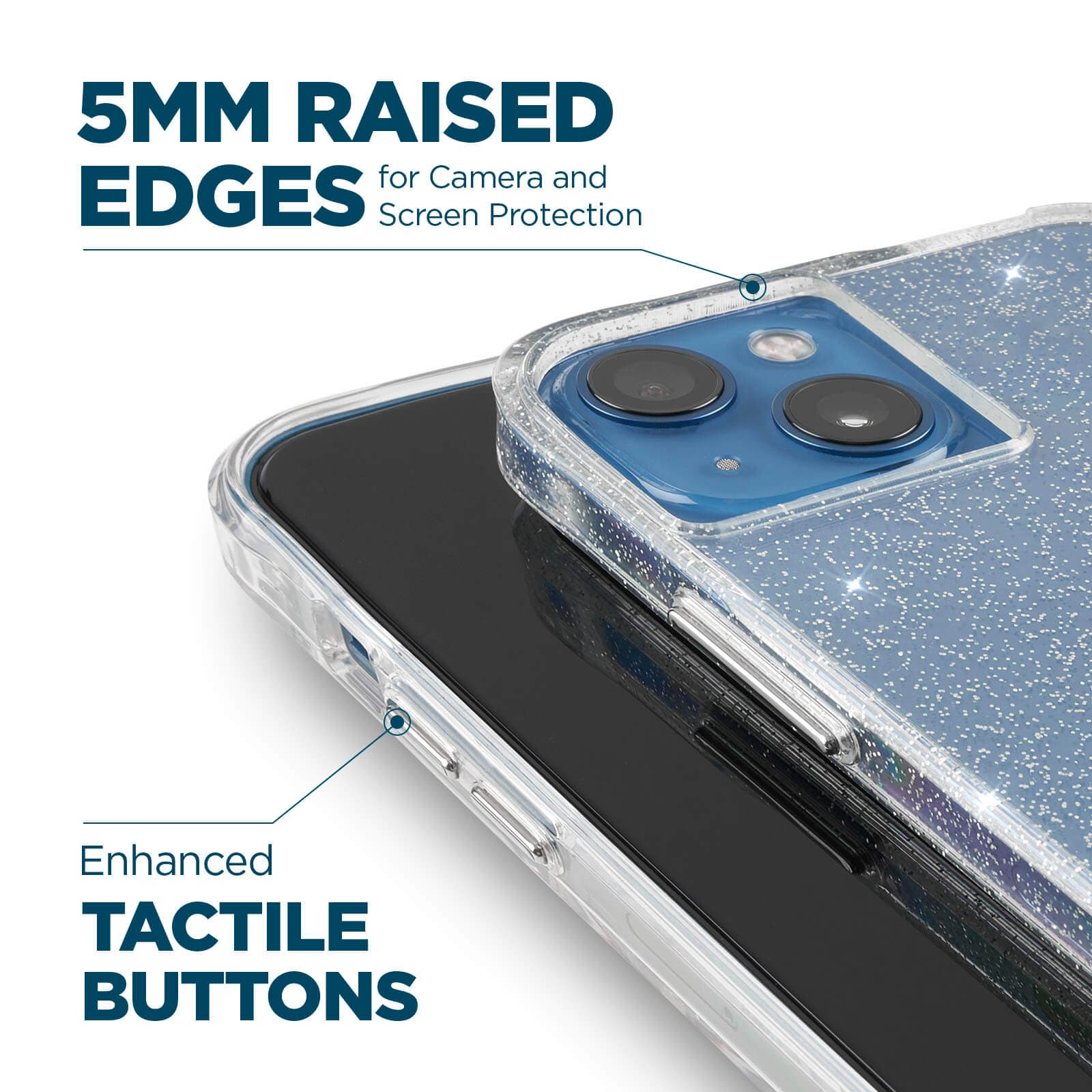 CASE-MATE Phone Cases Sheer Crystal coque iPhone 14 Plus transparente cristaux
