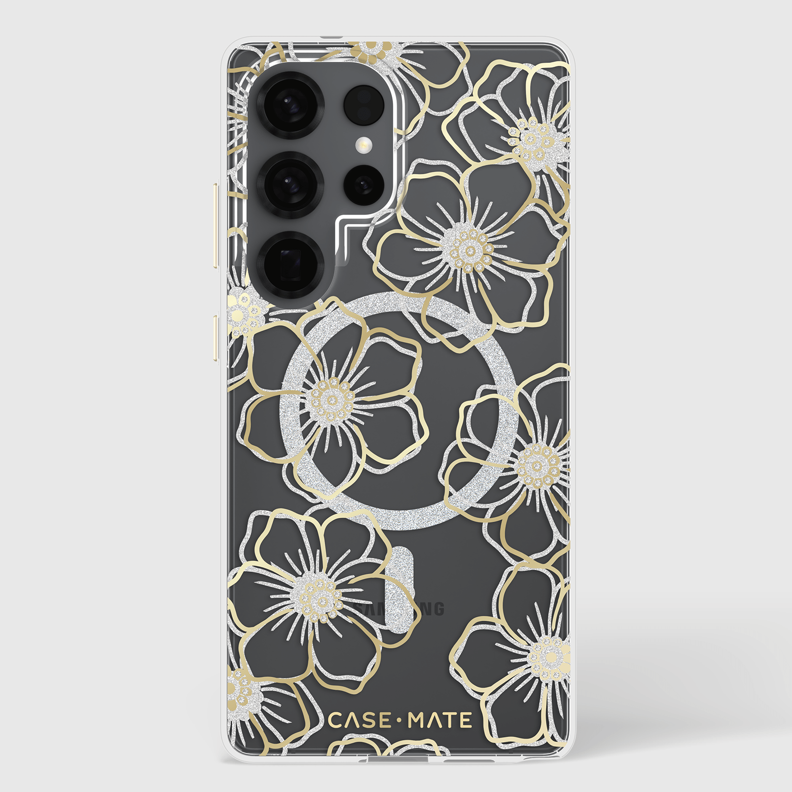 CASE-MATE Phone Cases Floral Gems coque Galaxy S25 Ultra, Floral Gems, protection 12 pieds