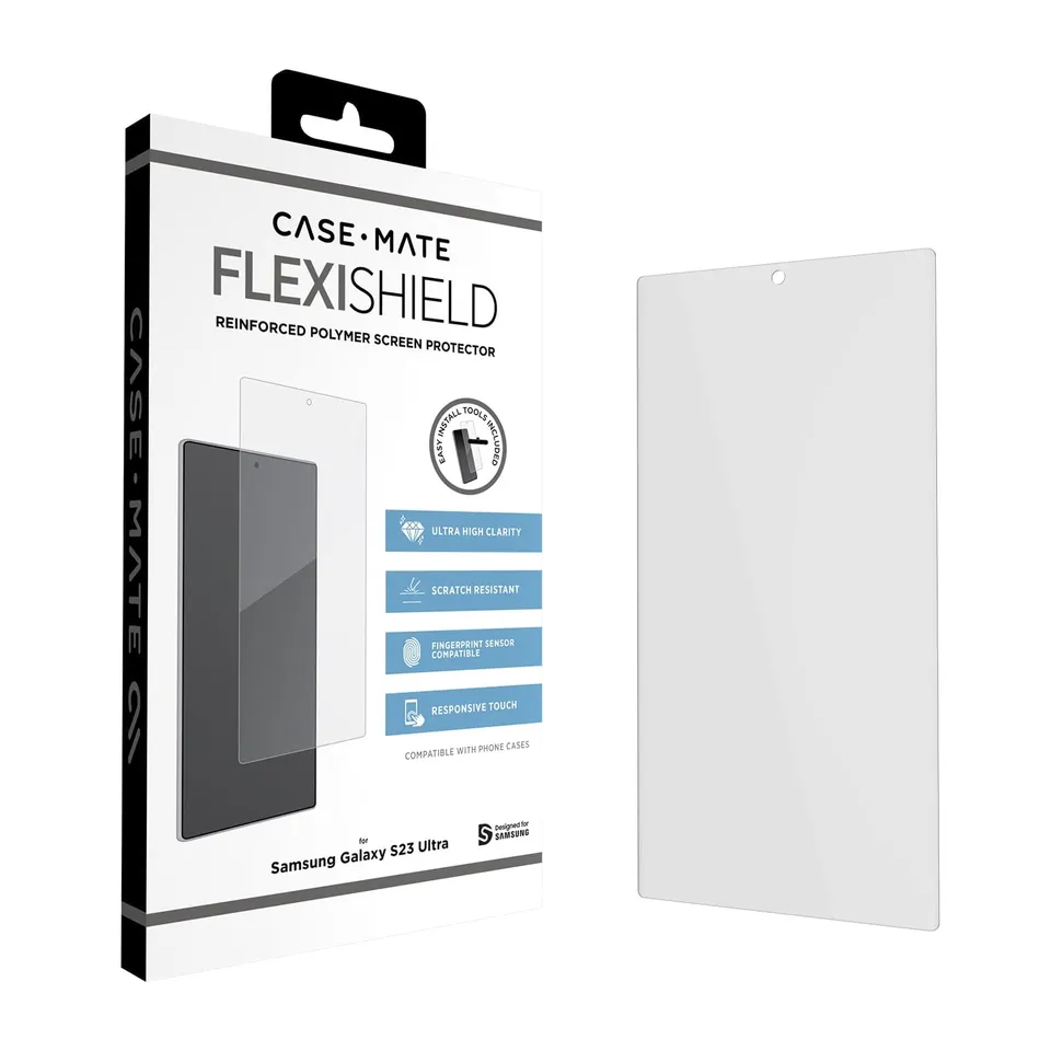 CASE-MATE Screen Protectors FlexiShield protection d’écran Galaxy S23 Ultra transparente