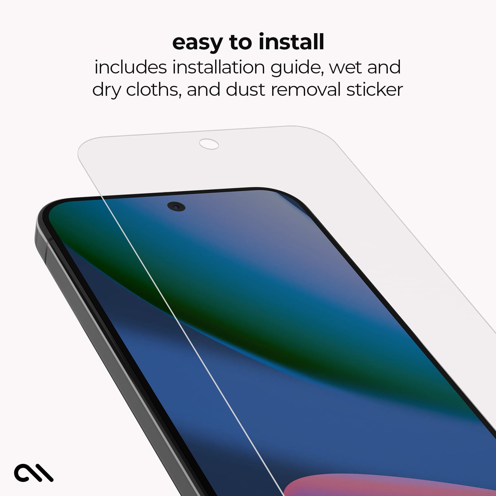 CASE-MATE Screen Protectors Ultra Glass Screen Protector verre trempé Pixel 11 Pro XL transparent