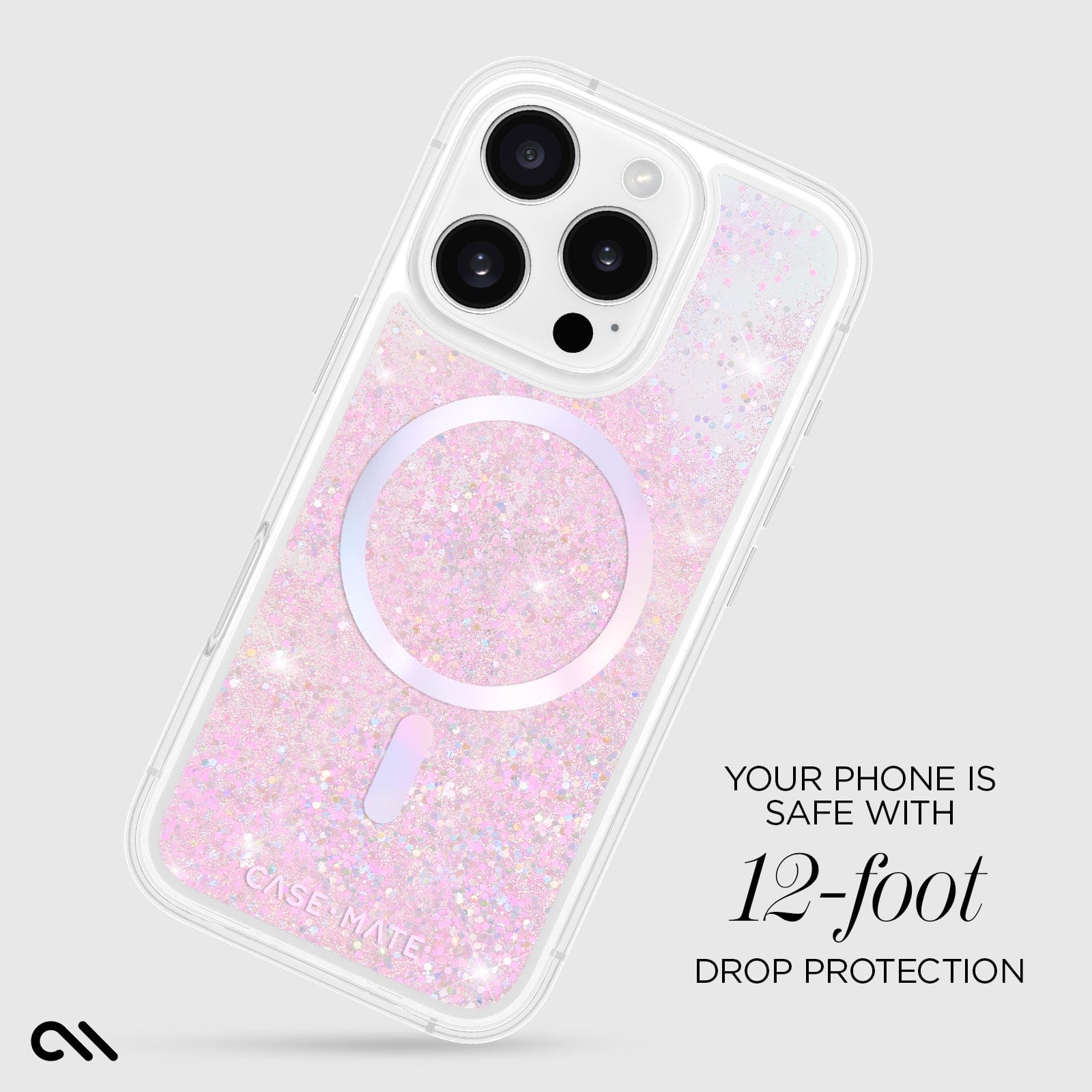 CASE-MATE Phone Cases Waterfall Soap Bubble® MagSafe coque iPhone 16 Pro irisée