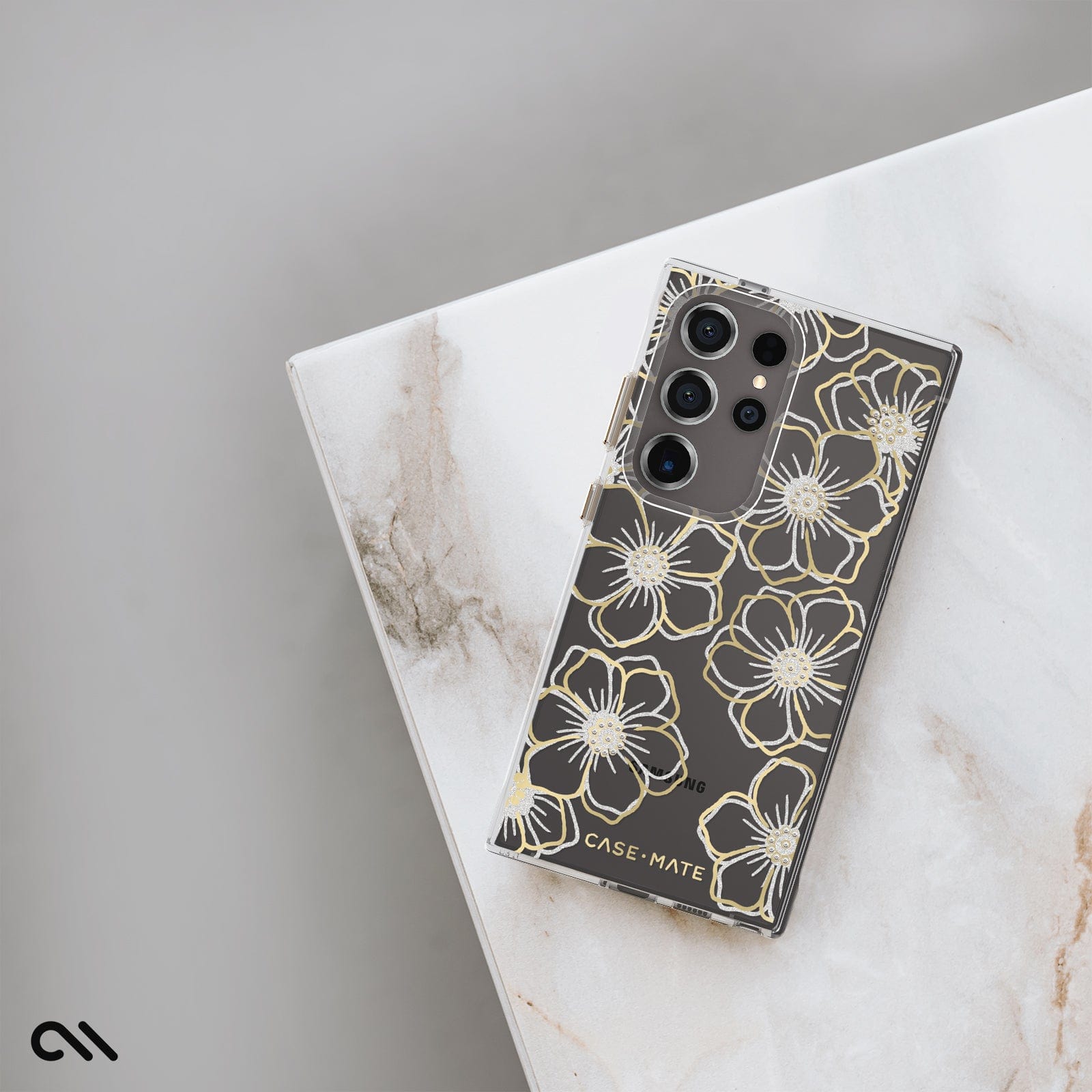 CASE-MATE Phone Cases Floral Gems coque Galaxy S24 Ultra motif floral