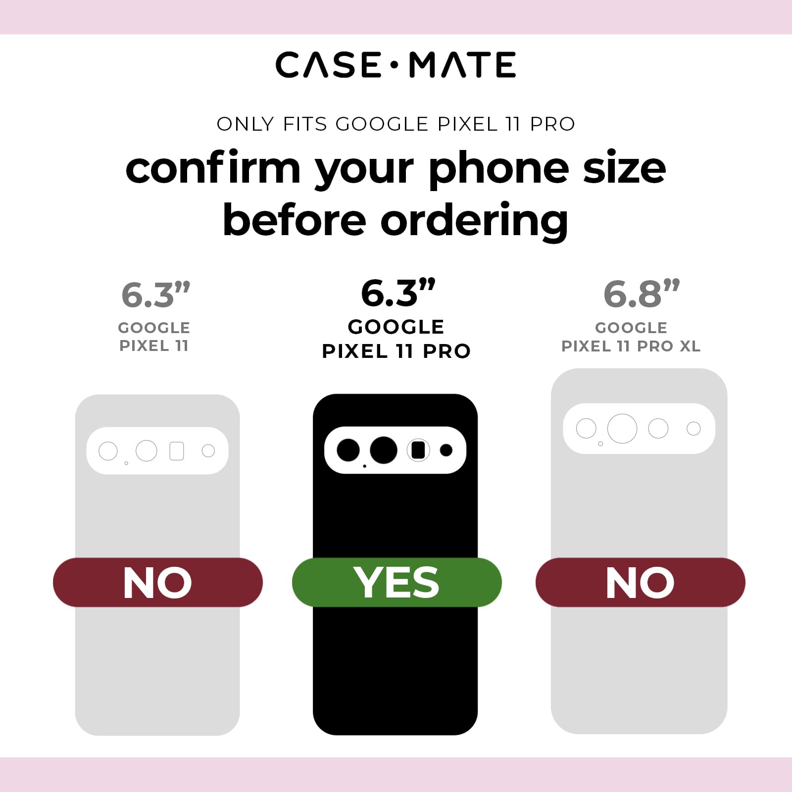 CASE-MATE Screen Protectors Ultra Glass Screen Protector - Pixel 11 Pro verre trempé