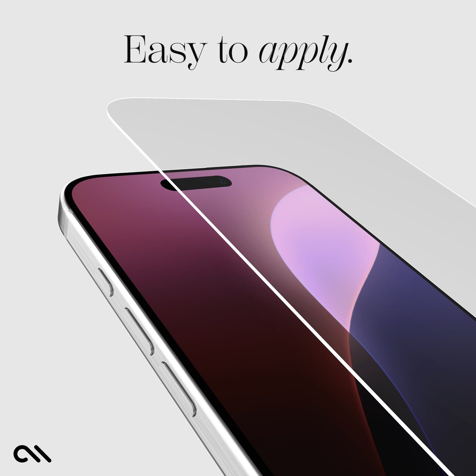 CASE-MATE Screen Protectors Glass Screen Protector verre trempé iPhone 16 transparent