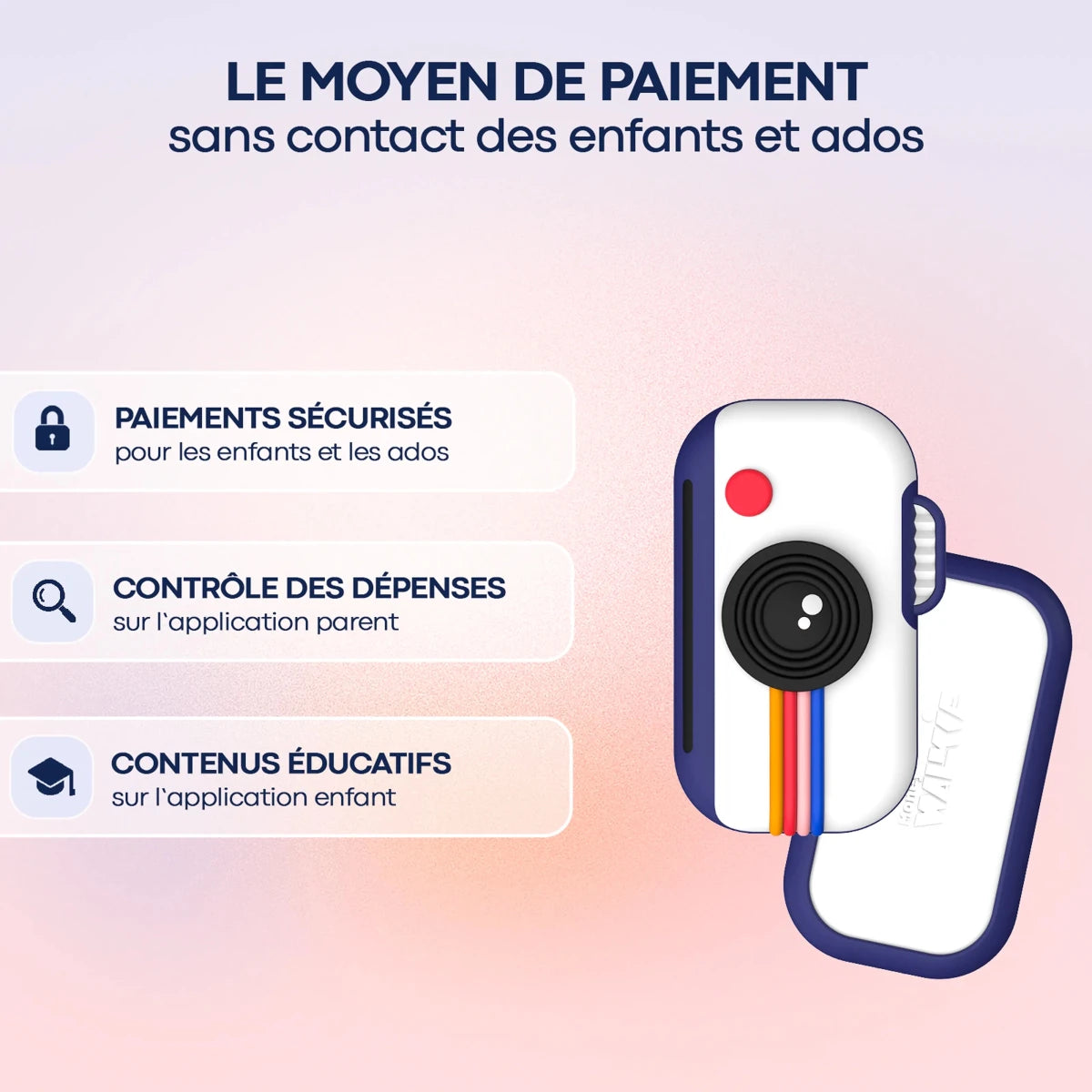 MoneyWalkie Tous les Walkies Walkie Appareil Photo moyen de paiement